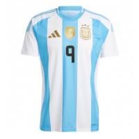 Maglia Calcio Argentina Julian Alvarez #9 Prima Divisa Copa America 2024 Manica Corta